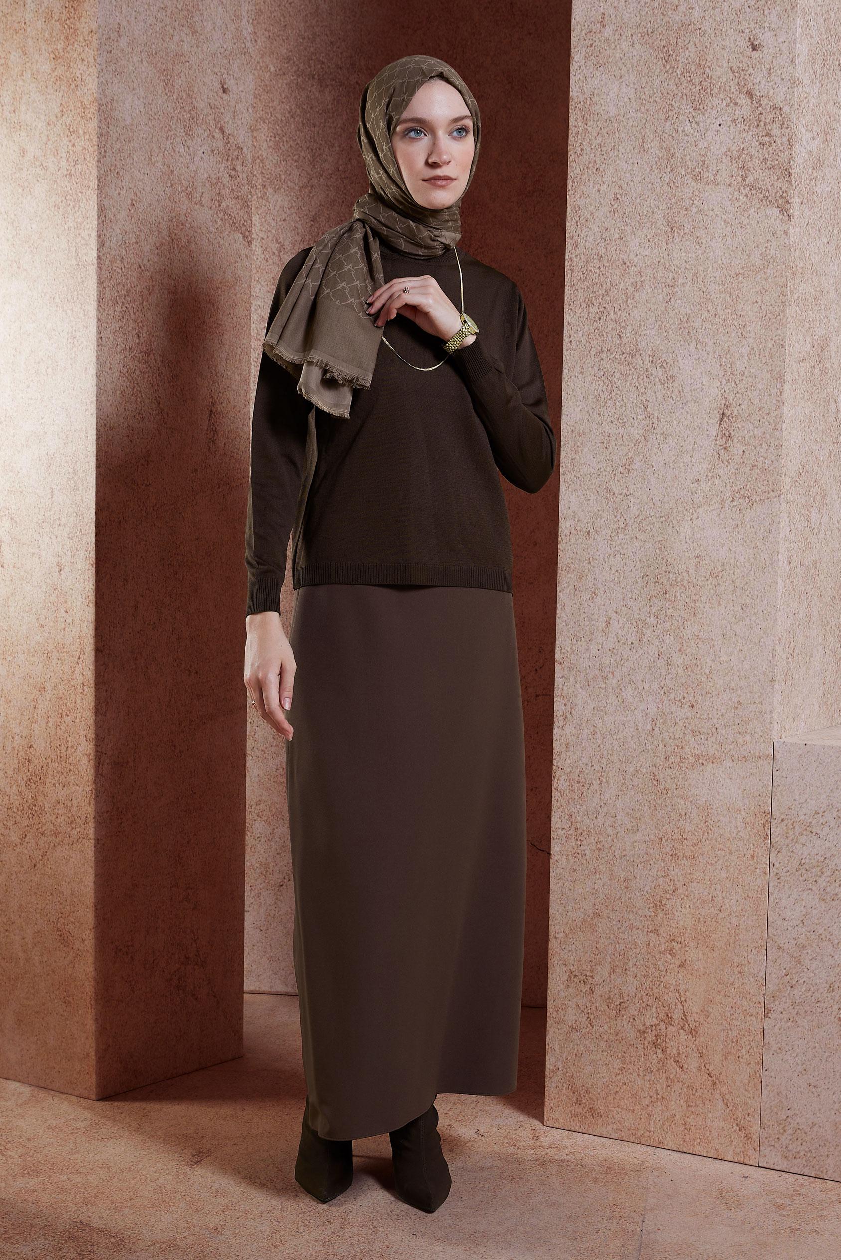 hijab jupe droite