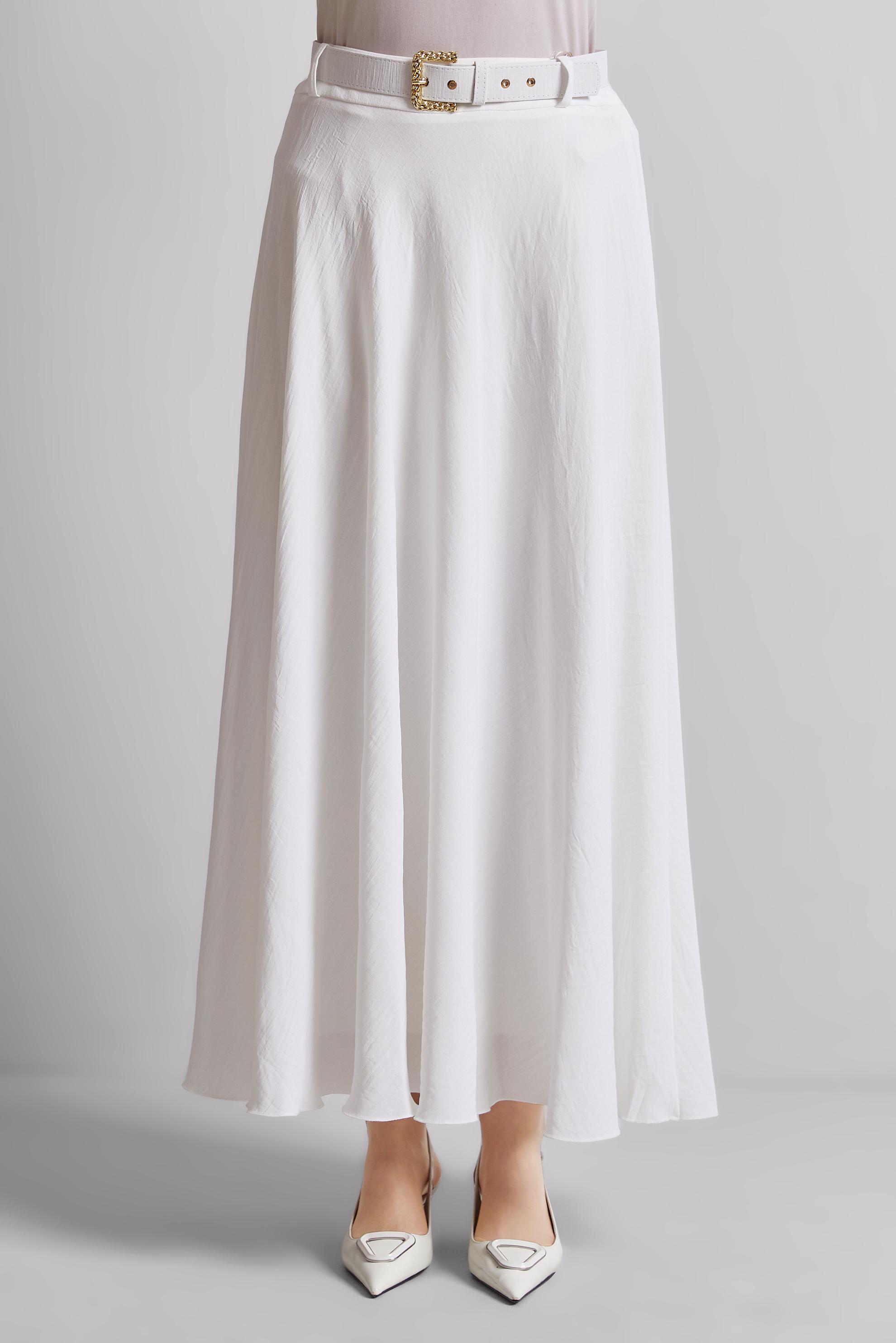 Hijab-Kleidung WEISS ROCK MIT GÜRTEL 60662