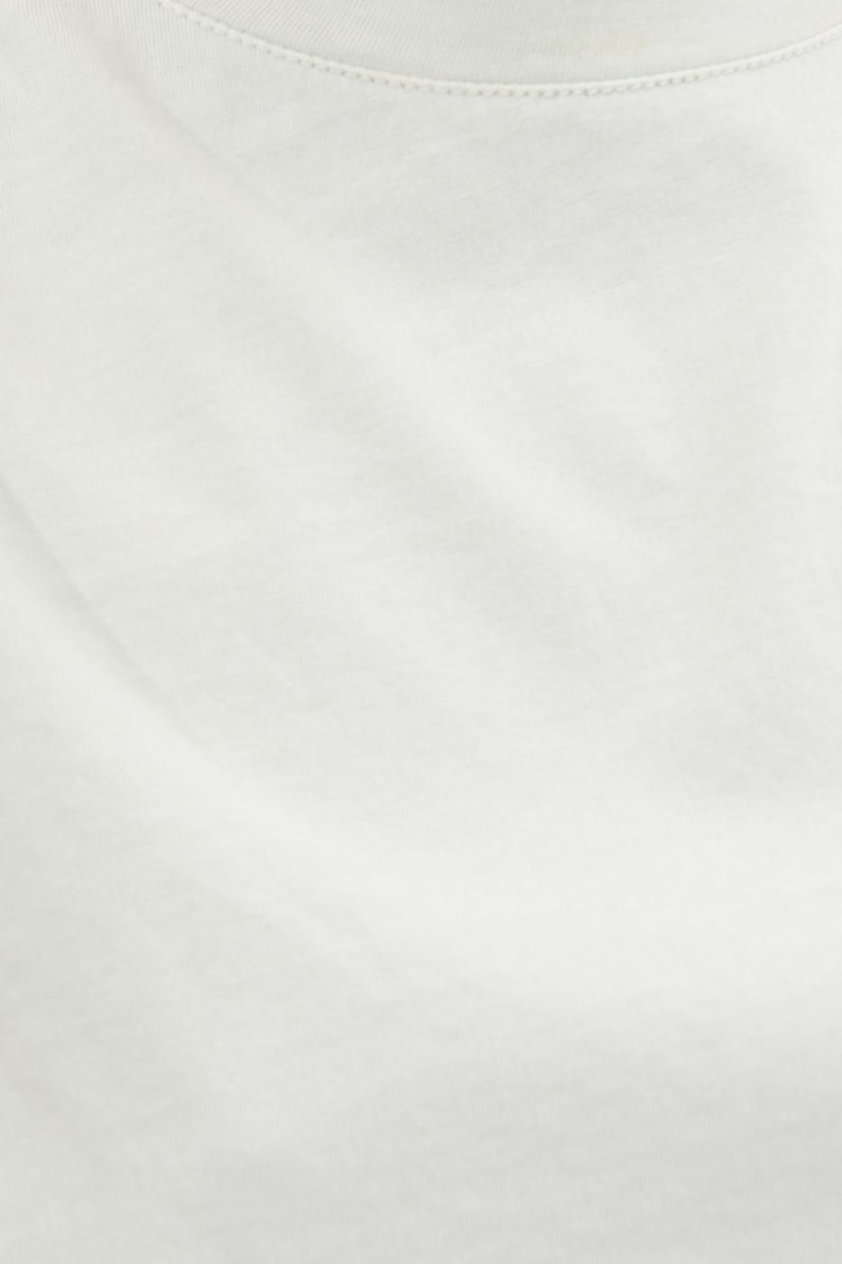 Bayan Yeşil Kolsuz Yıkamalı Tişört