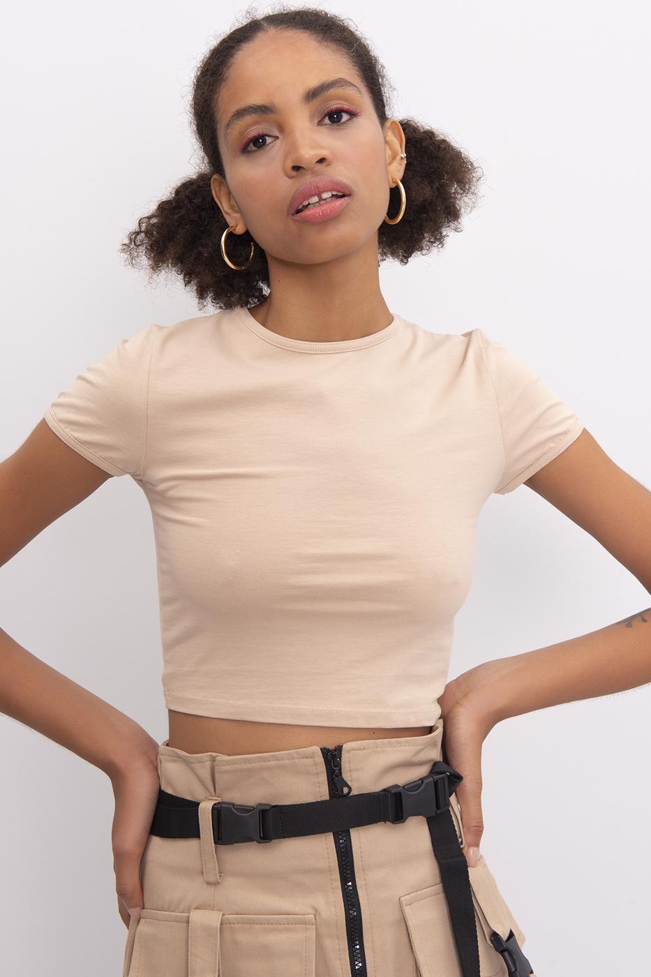 Bayan Bej Basic Crop Body