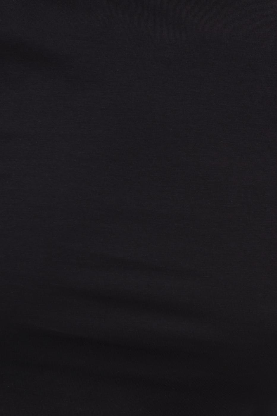 Bayan Siyah Basic Crop Body