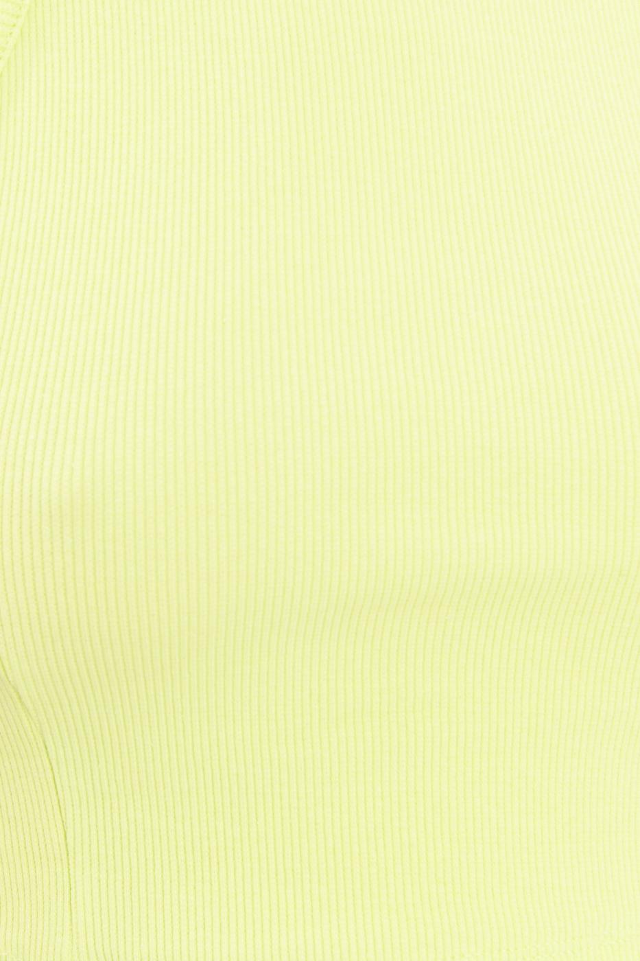 Bayan Yeşil Halter Yaka Crop Body