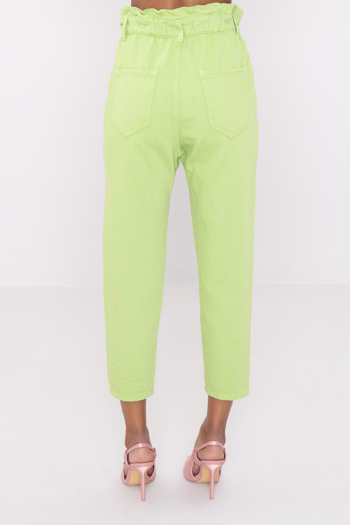 Bayan Yeşil Baggy Pantolon