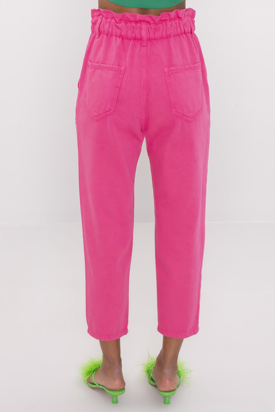 Bayan Fuşya Baggy Pantolon
