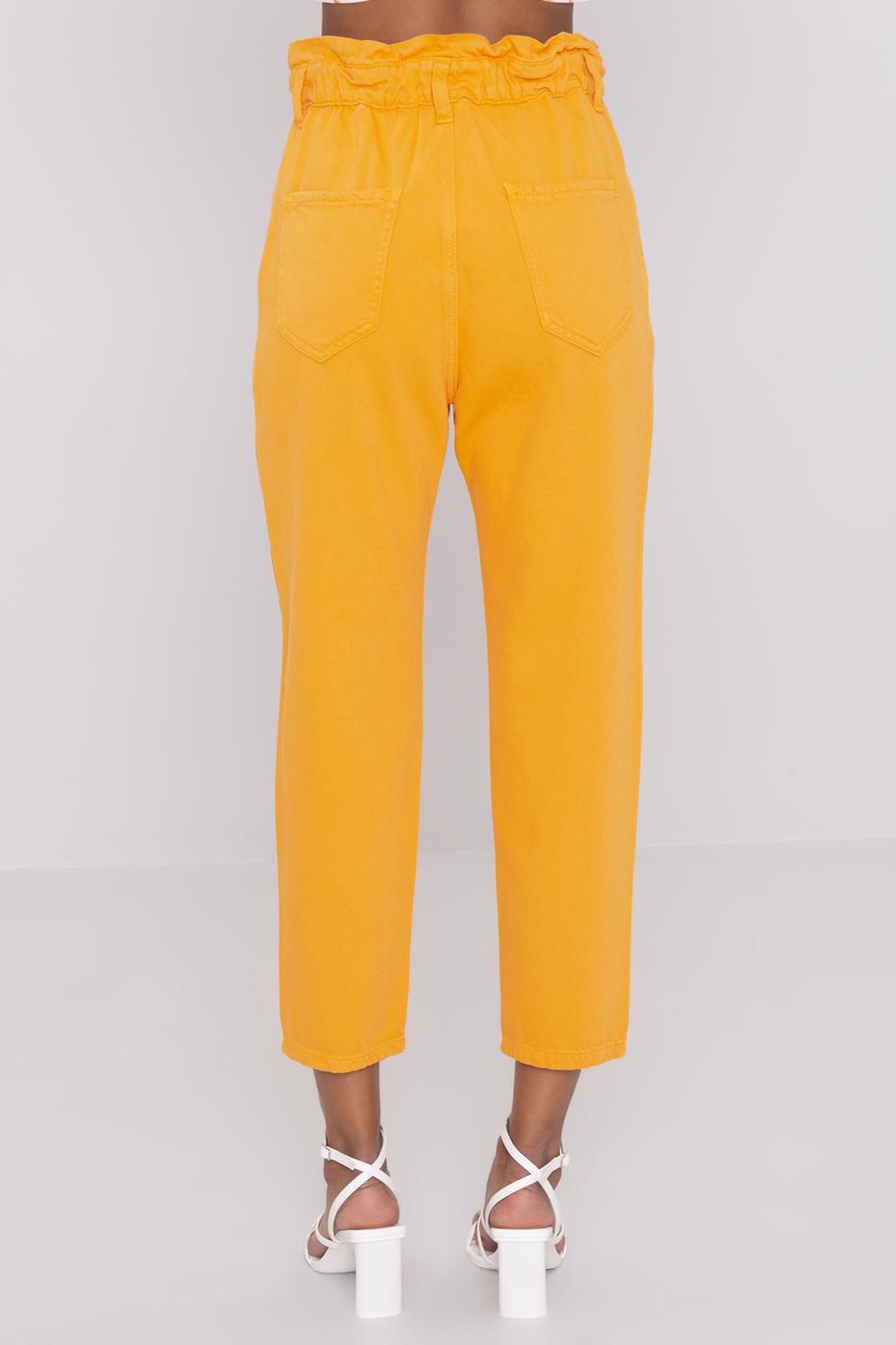 Bayan Oranj Baggy Pantolon