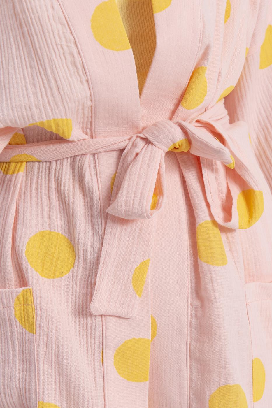 Bayan Pembe Kısa Kimono