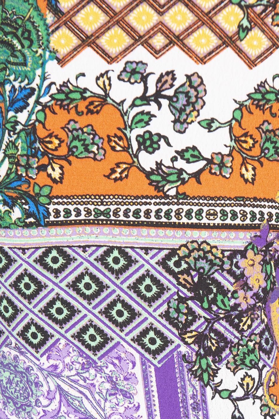 Bayan Multı Desenli Bol Pantolon