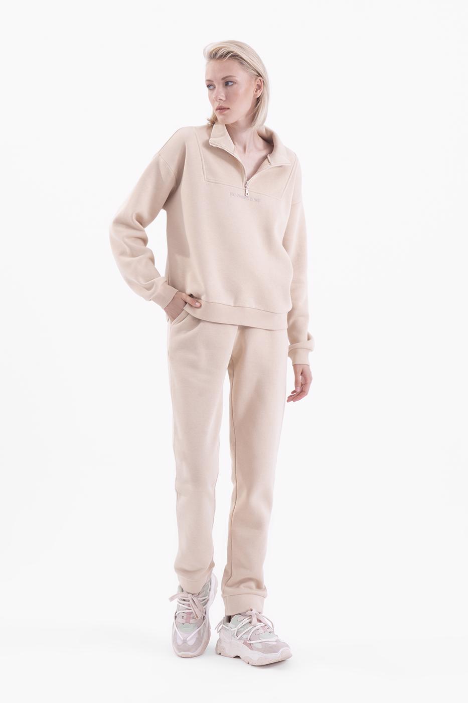 Bayan Bej Jogger Pantolon