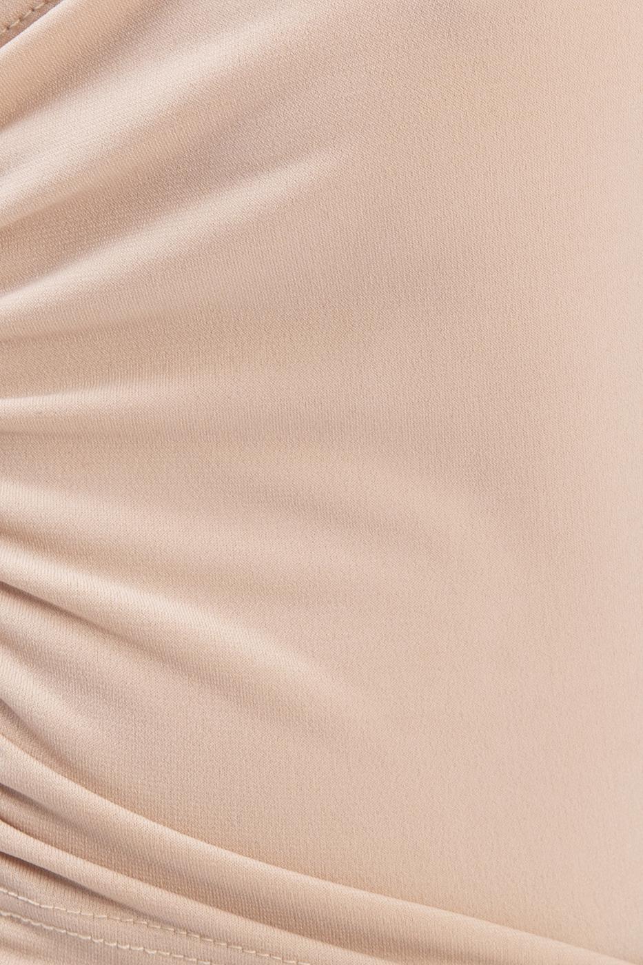 Bayan Bej Uzun Kollu Crop Body