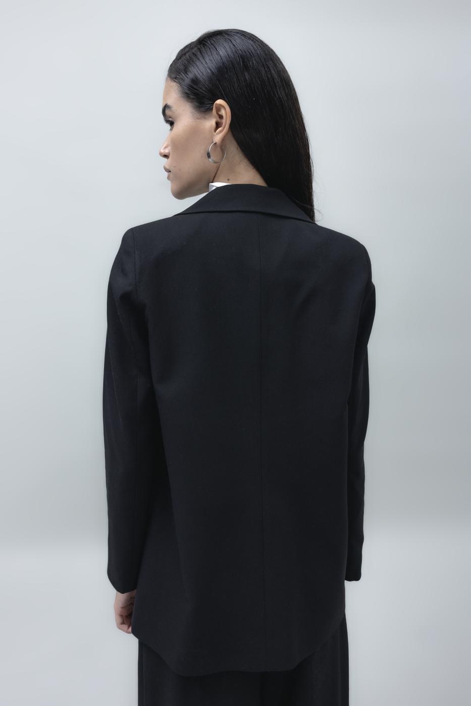 Bayan Siyah Blazer Ceket