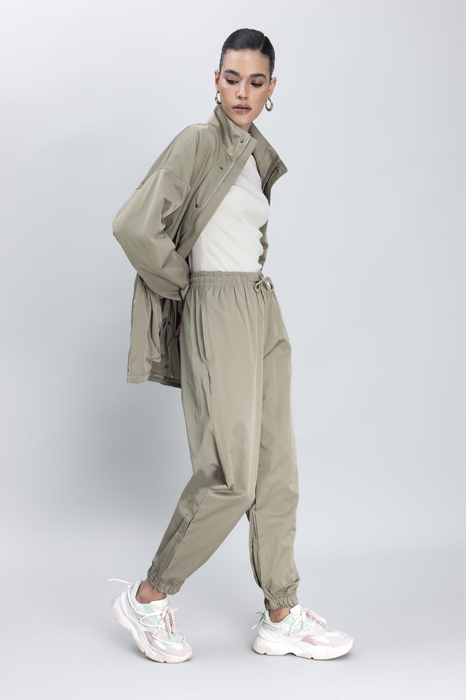 Bayan Haki Jogger Pantolon