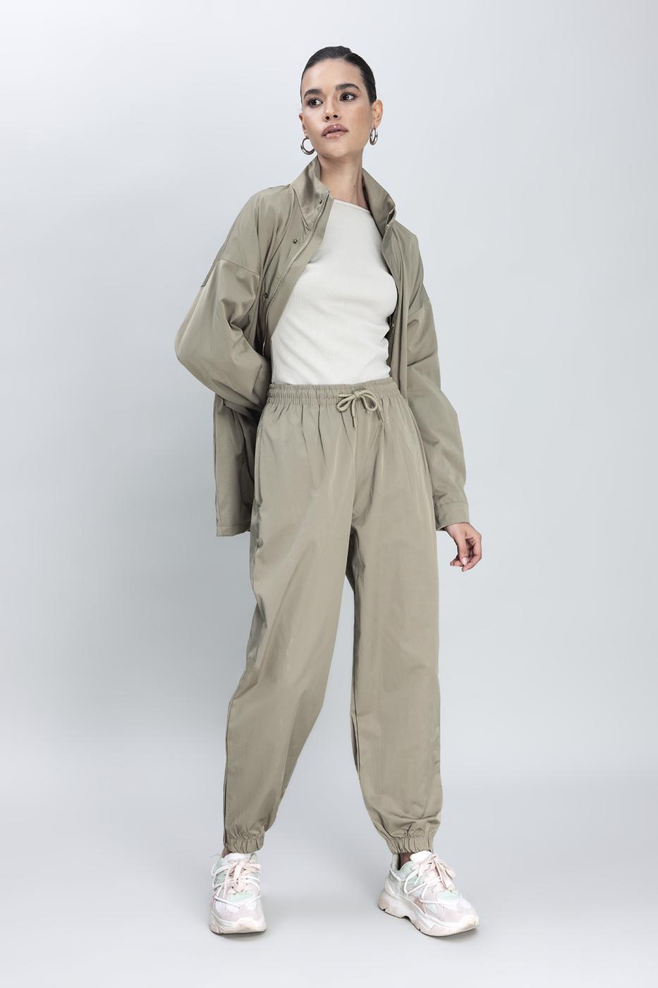 Bayan Haki Jogger Pantolon