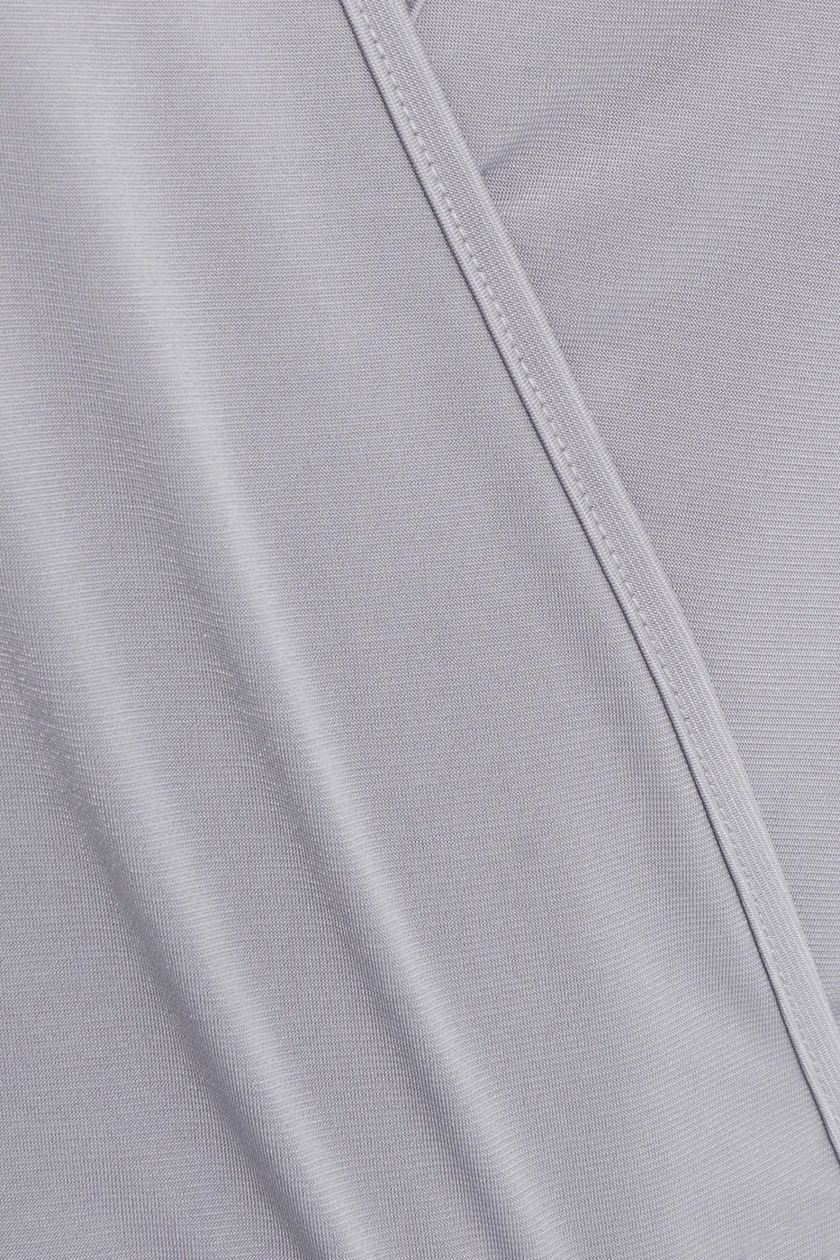 Bayan Gri Kruvaze Bodysuit