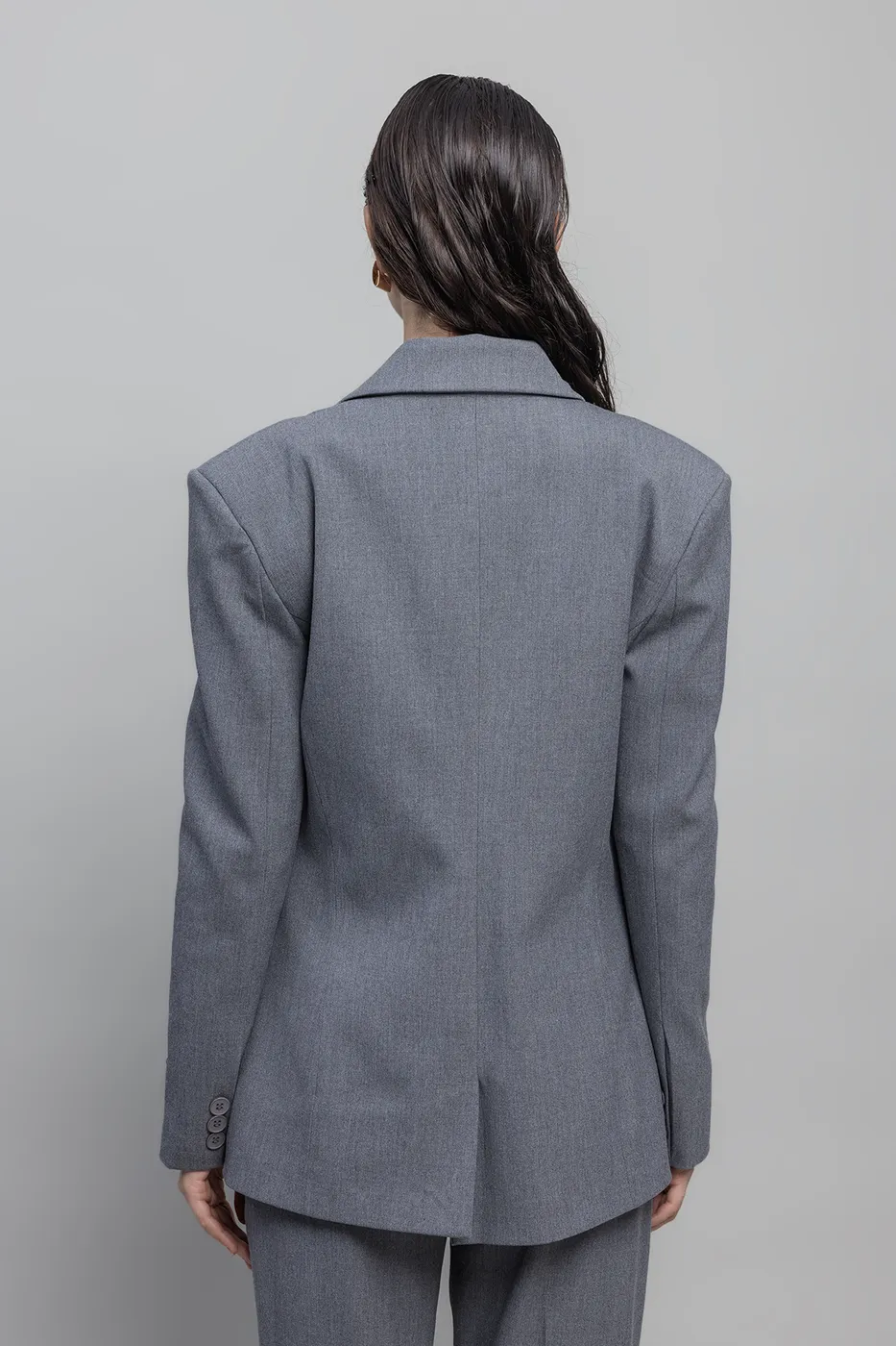 Bayan Gri Blazer Ceket