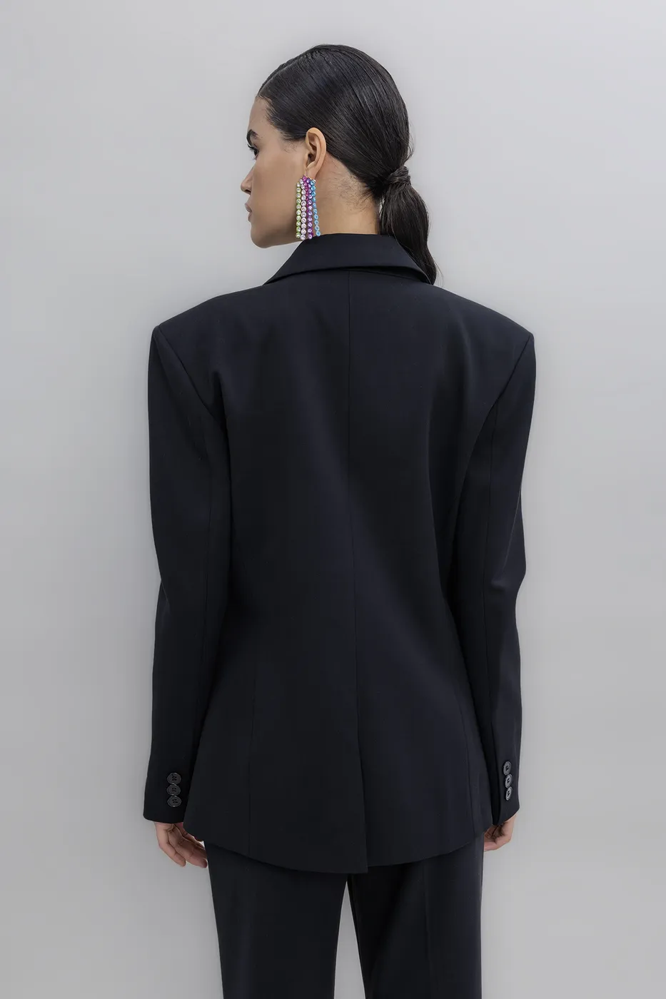 Bayan Siyah Blazer Ceket