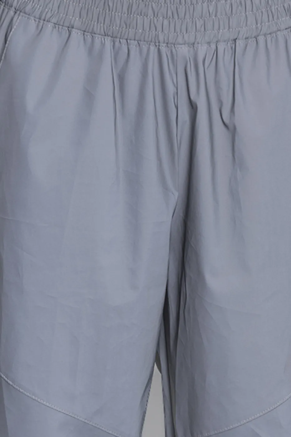 Bayan Gri Reflektörlü Jogger Pantolon
