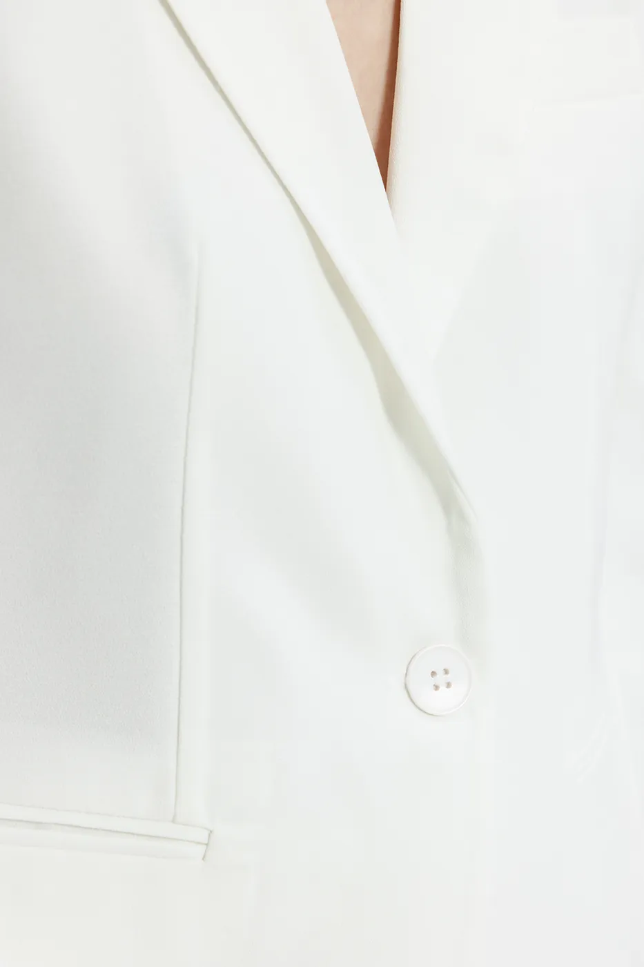 Bayan Beyaz Blazer Ceket