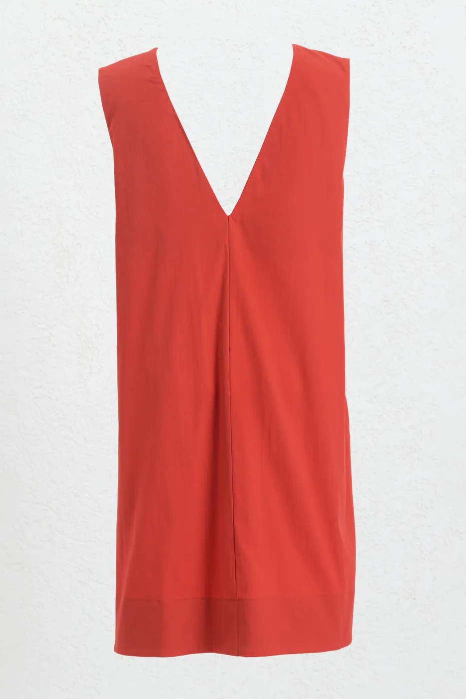 Bayan Kırmızı Oversize Mini Elbise