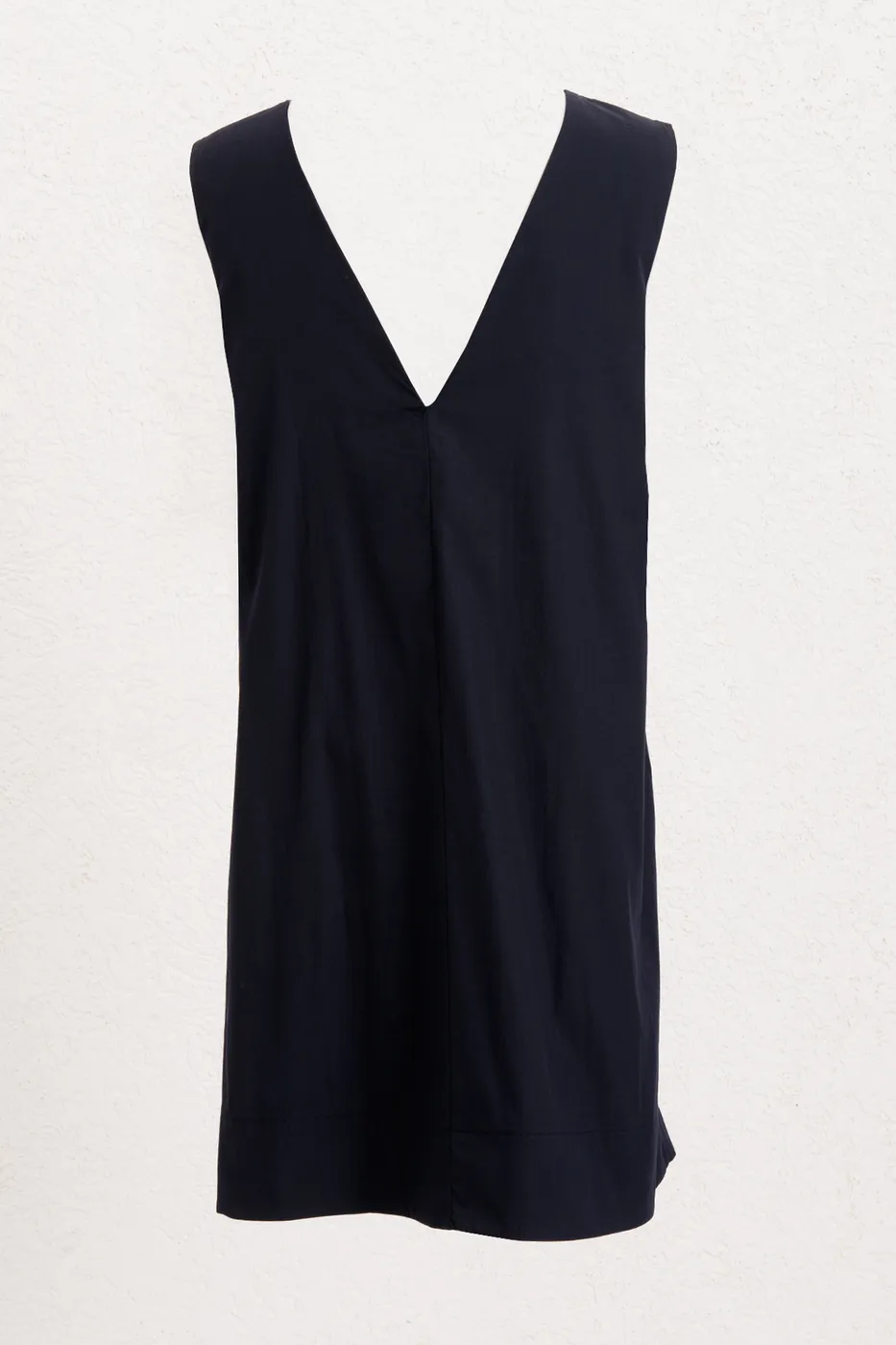 Bayan Lacivert Oversize Mini Elbise