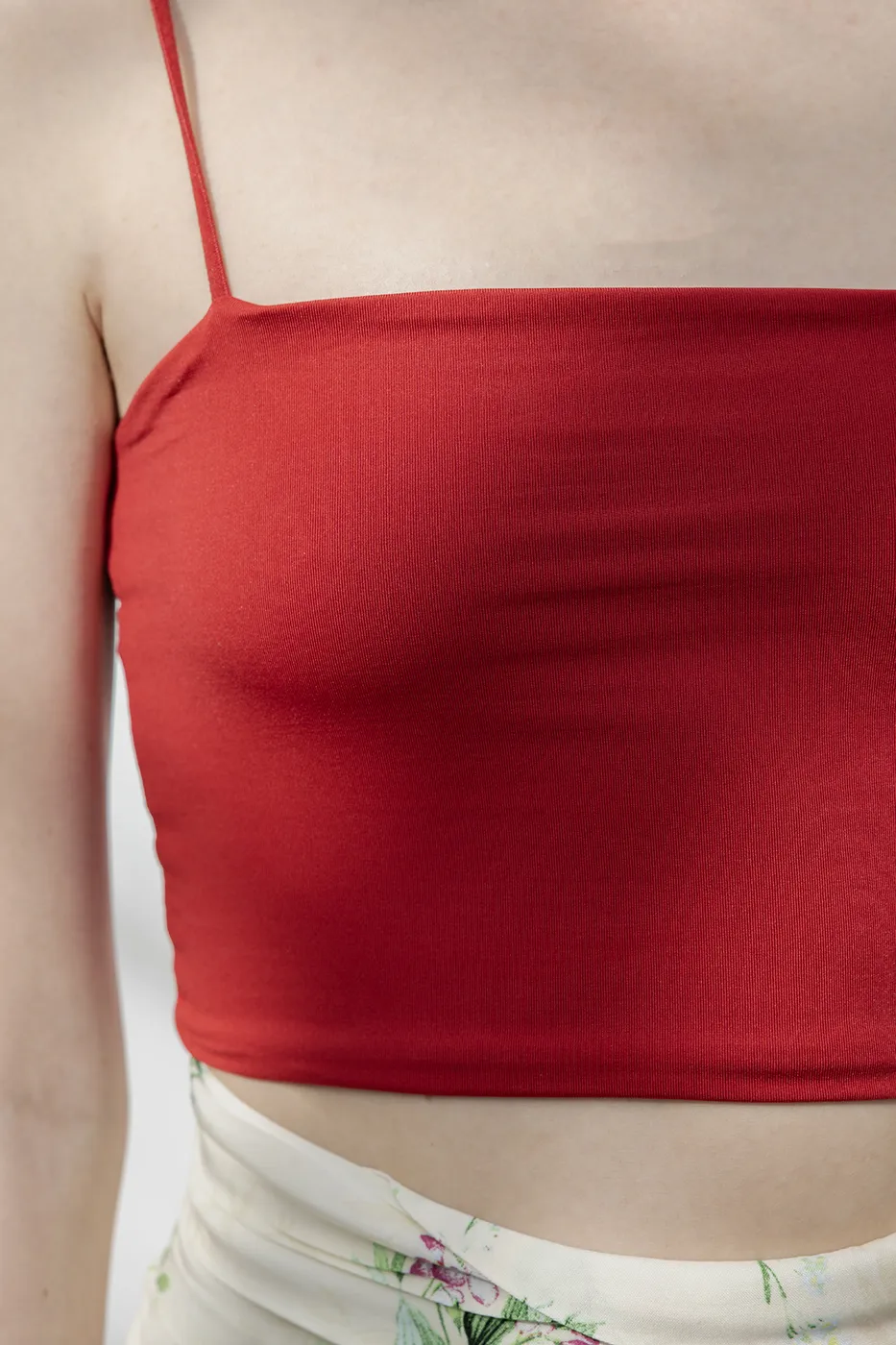 Bayan Bordo Straplez Askılı Body