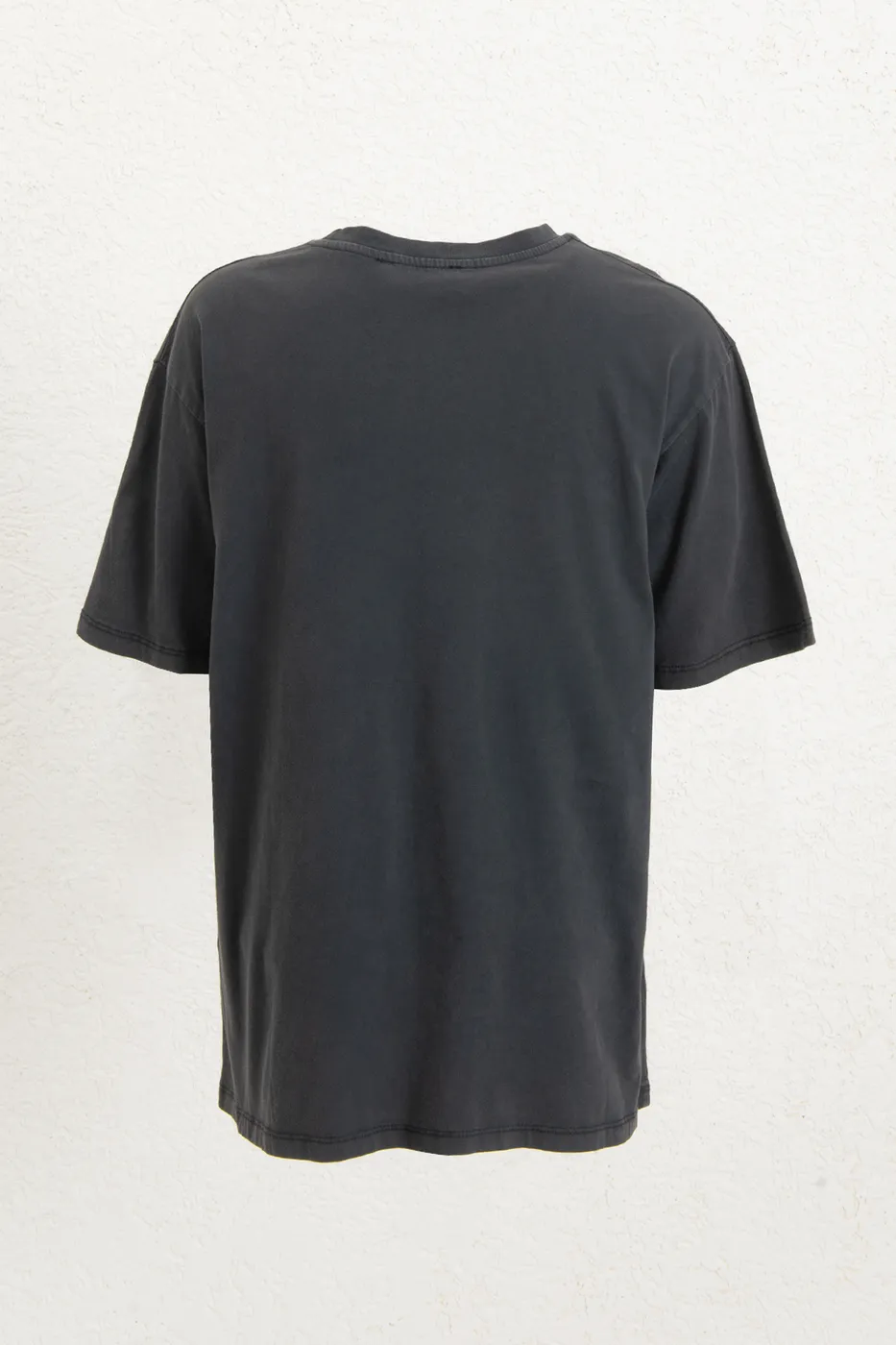Bayan Antrasit Baskılı Oversize Tshirt