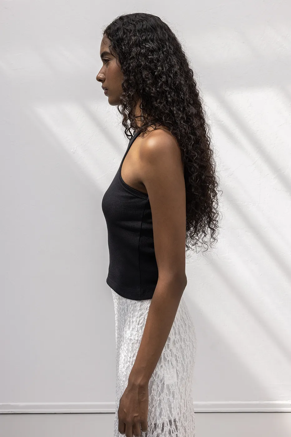 Bayan Siyah Halter Yaka Top