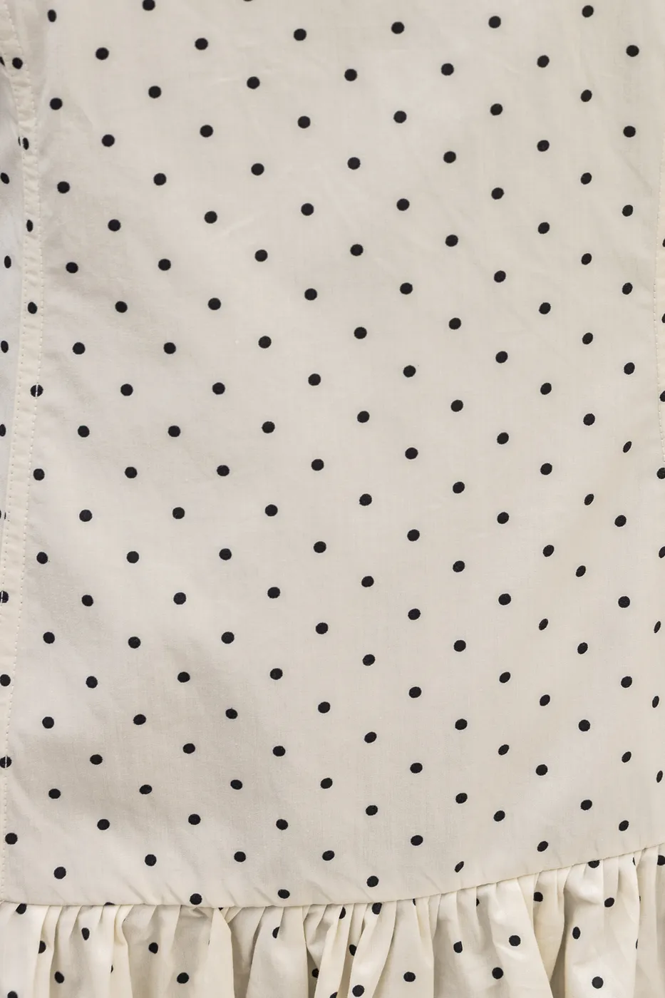 Bayan Ekru %100 Cotton  Büzgülü Mini Elbise