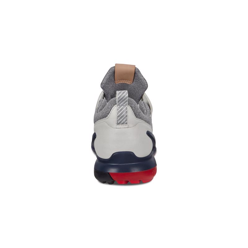 Ecco Biom Cool Pro Golf Shoes White/Scarlet - Carl's Golfland