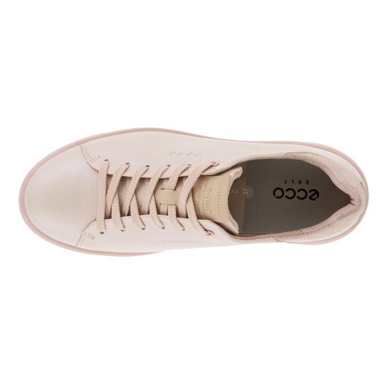 ECCO Women's Tray Laced Golf Shoes Rose Pearl - Carl's Golfland