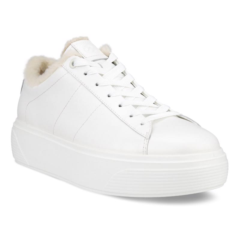 Ecco Street Platform W White