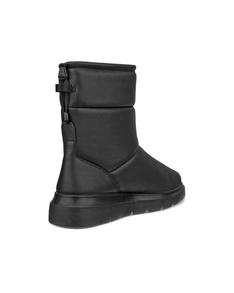 ECCO Nouvelle ウィメンズ レザーミッドカットブーツ | 黒