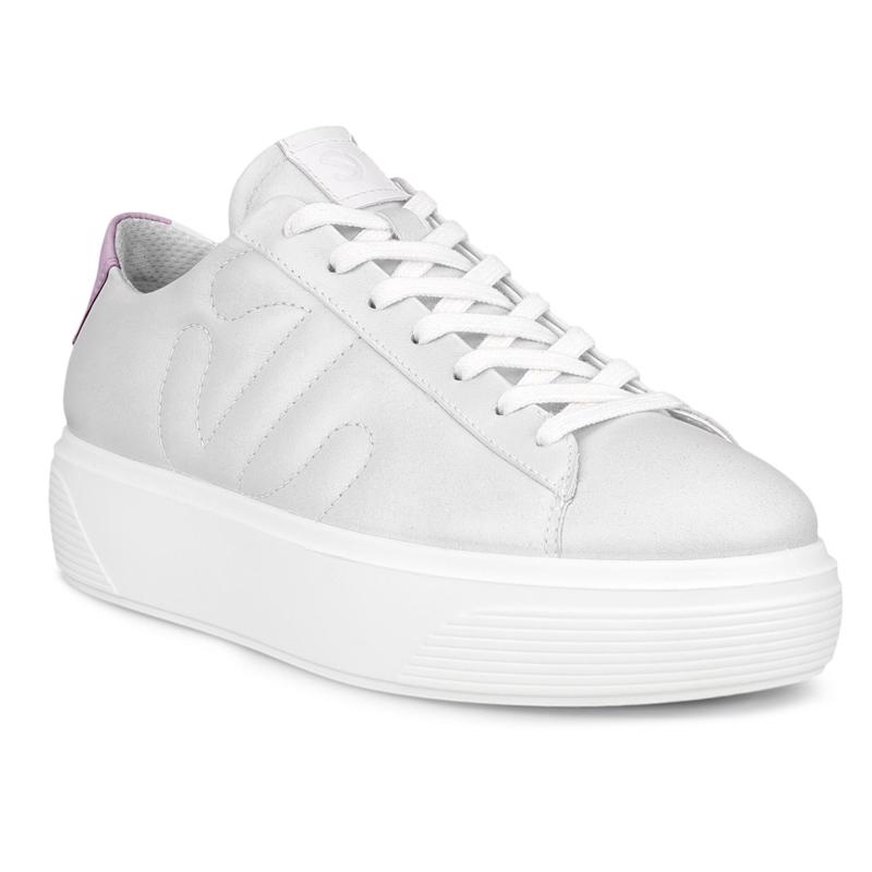 ECCO STREET PLATFORM W Shadow White