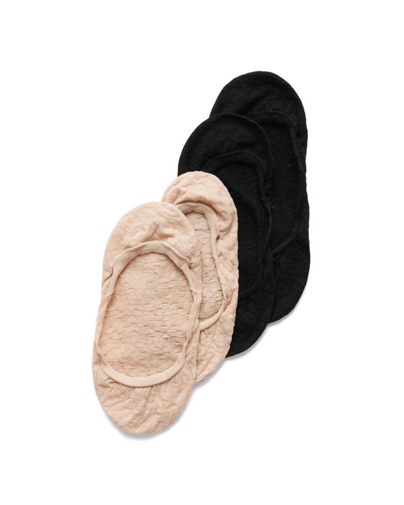 Casual Socks NUDE/BLACK