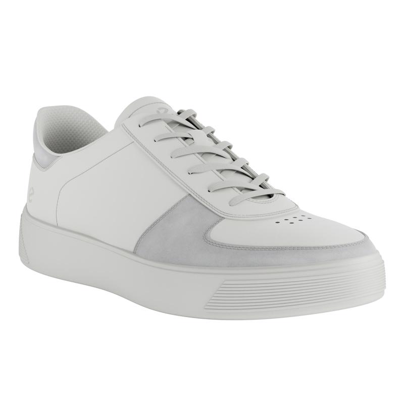 ECCO Street Tray Logo Sneaker White