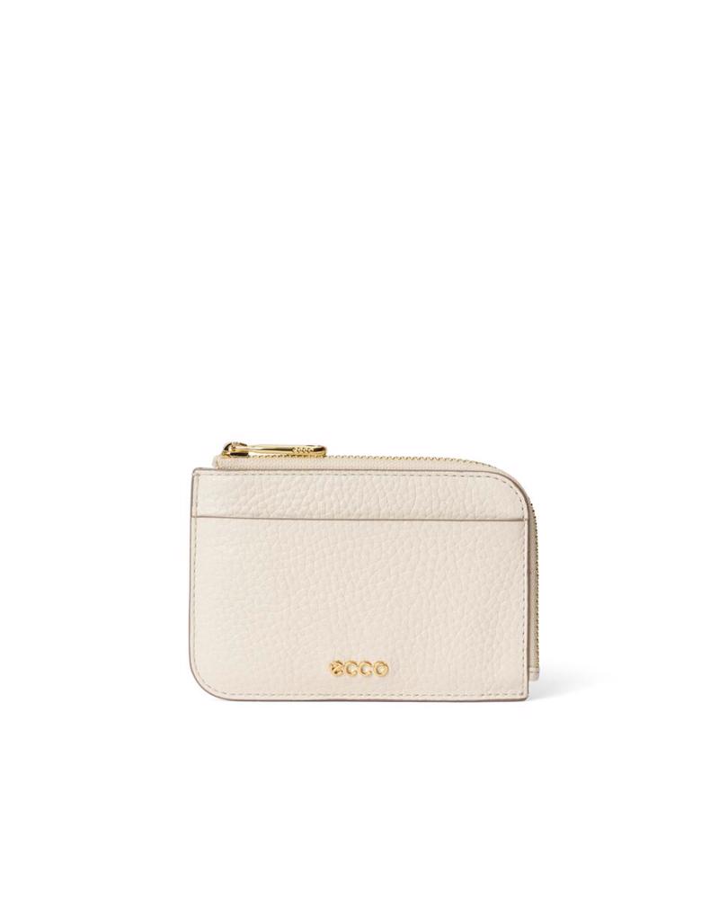 ECCO Card Case Zipped Pebbled Leather