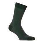 Green Casual Socks DEEP FOREST