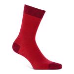 Red Casual Socks SYRAH