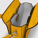 GOLD ECCO Textureblock Saddle Bag