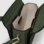 Green ECCO Textureblock Saddle Bag