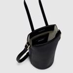 BLACK ECCO Pot Bag Textureblock