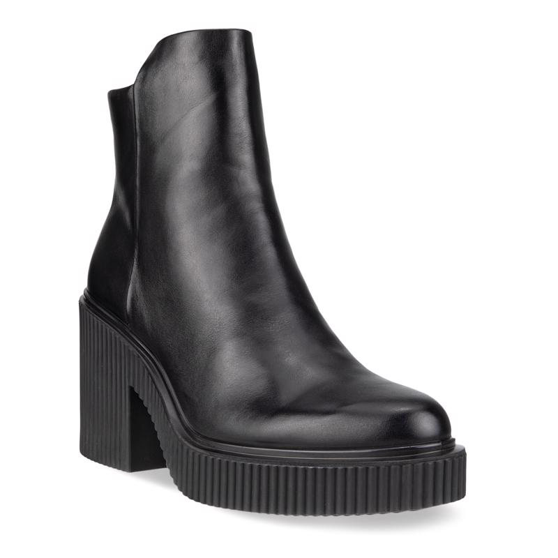 Ecco black shop patent boots