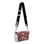 Red ECCO Pinch Bag Compact Multi Flower