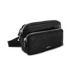 BLACK ECCO Waist Bag Black Wave