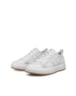 White ECCO Street Ace W Gravel