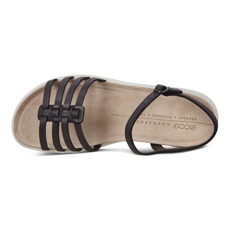 ECCO CORKSPHERE SANDAL BLACK ECCO Middle East A S
