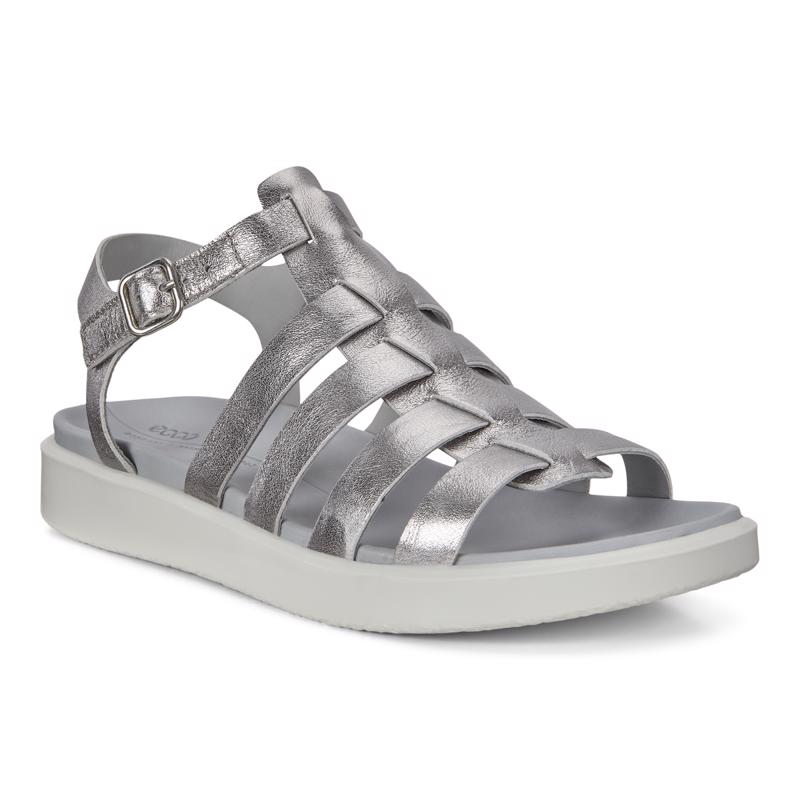 Ecco silver sandals new arrivals