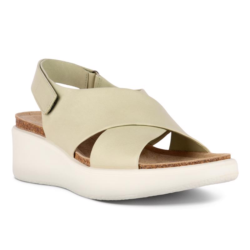 ECCO FLOWT WEDGE CORK MATCHA | ECCO® Middle East A/S