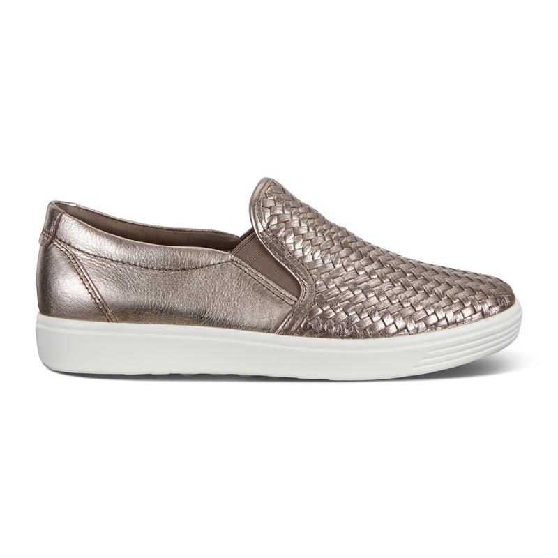 Soft 7 W Stone Metallic Lyra Metallic | ECCO® Middle East A/S