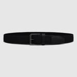BLACK ECCO Formal Braided Belt