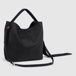 BLACK ECCO Fold Bucket Bag